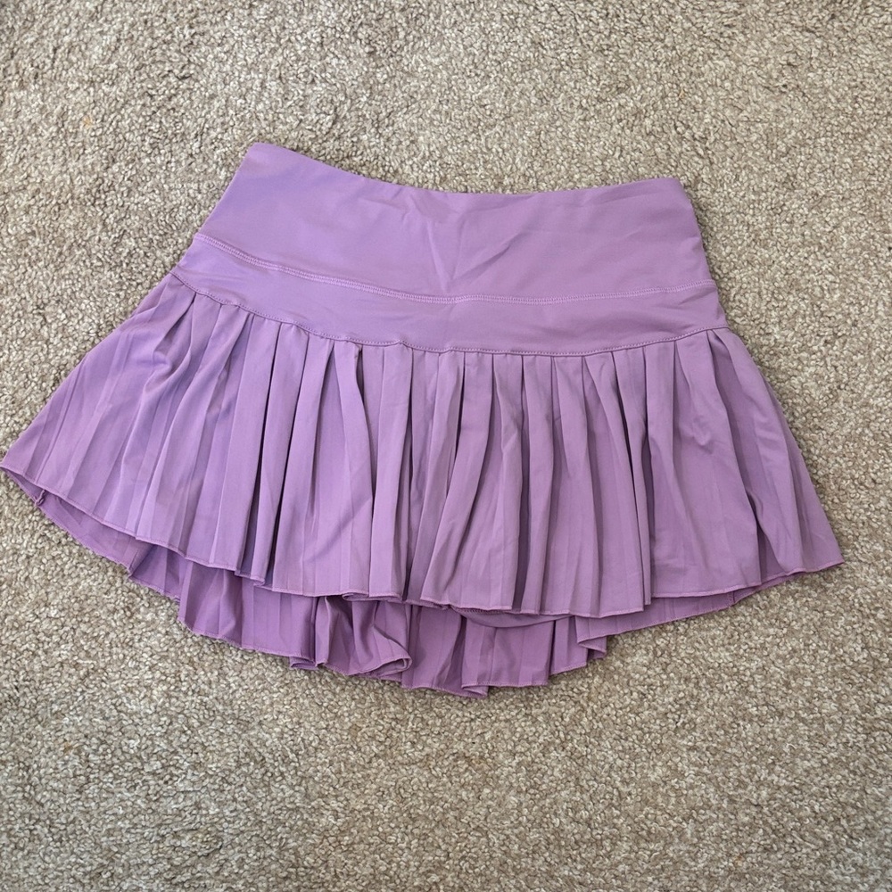 Chic Lavender Mini Skort